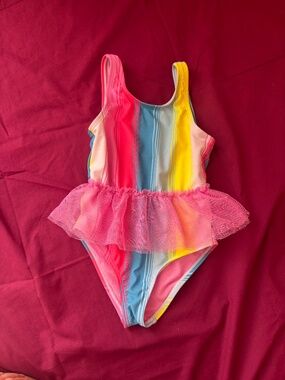 Rainbow One piece with skirt